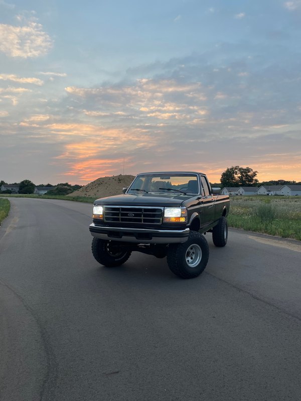 At sunset, headlights on, Jul 12, 2023