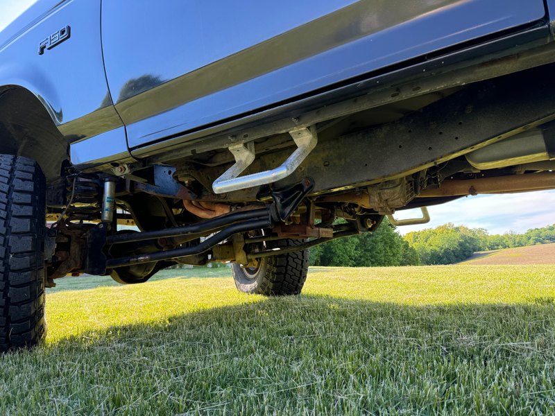 Underside: driver-side suspension and drivetrain, May 24, 2025
